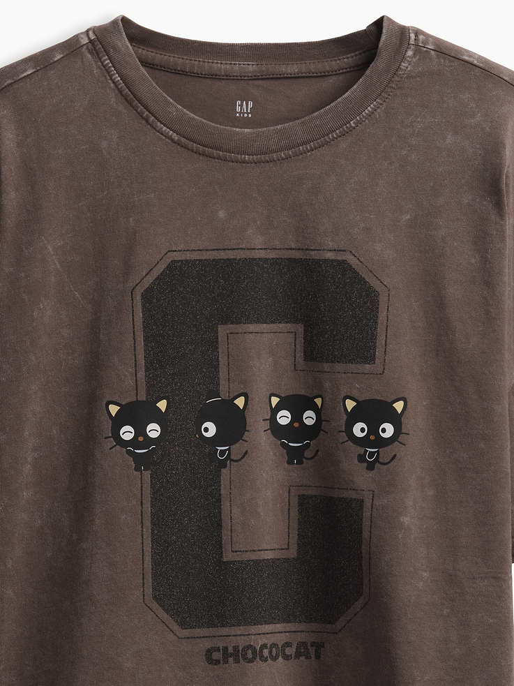 L'image numéro 5 présente T-shirt surdimensionné coupe droite à imprimé pour Enfant