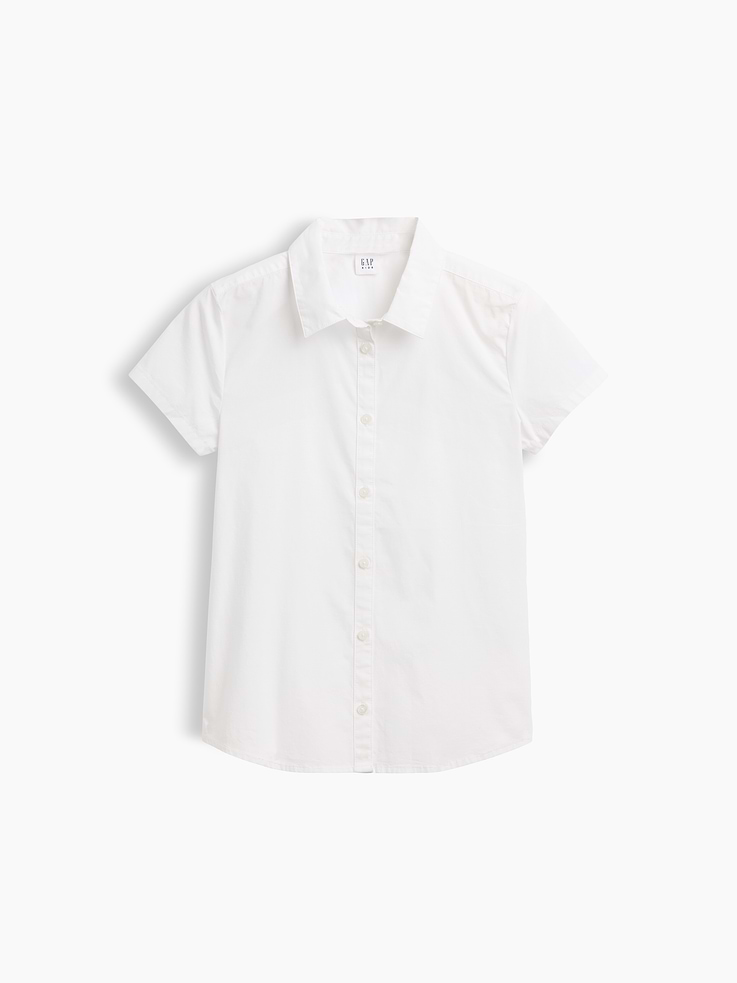Image number 2 showing, Kids Uniform Poplin Shirt