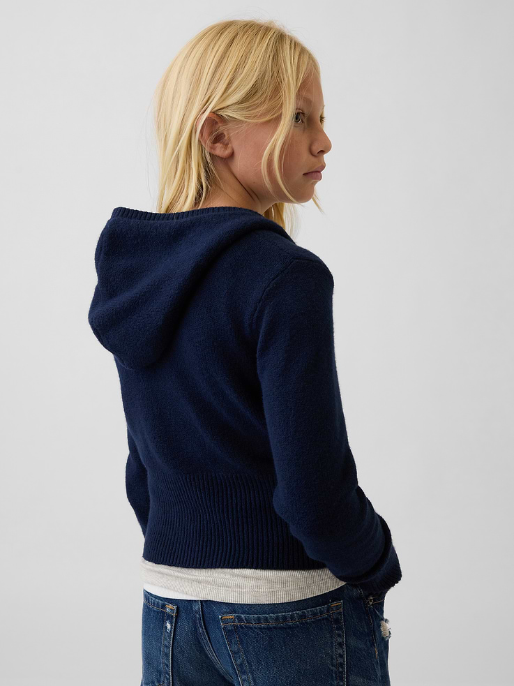 Image number 3 showing, Kids CashSoft Zip Sweater Hoodie