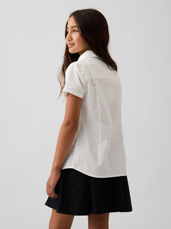 Kids Uniform Poplin Shirt