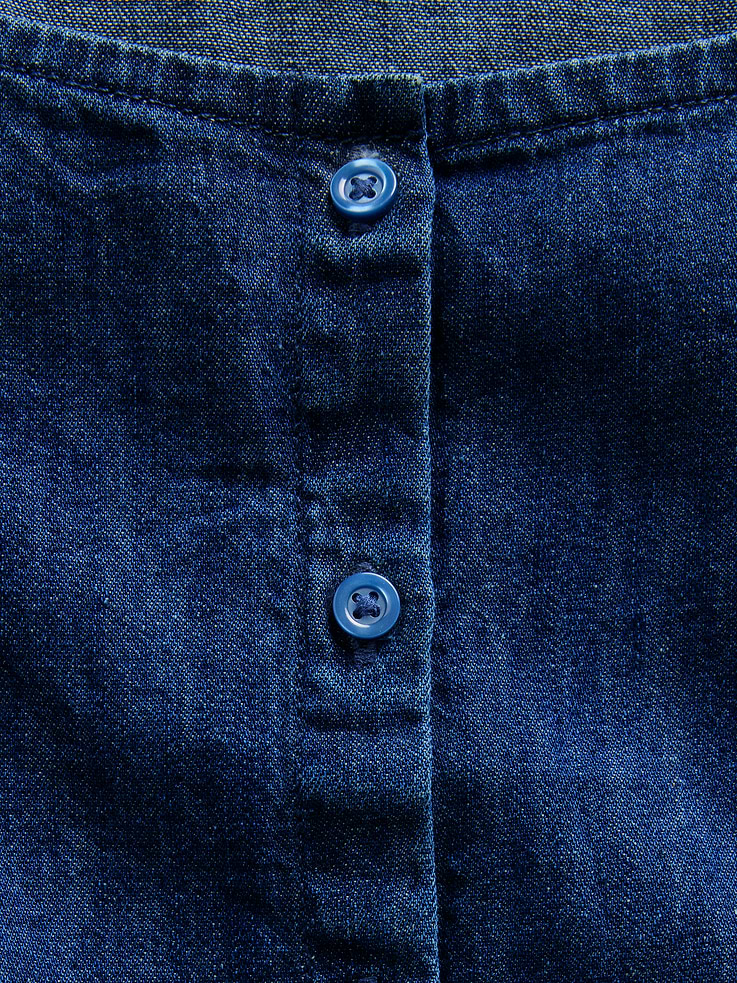 Image number 5 showing, Kids Denim Button-Front Top