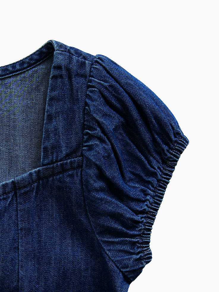 Image number 6 showing, Kids Denim Button-Front Top