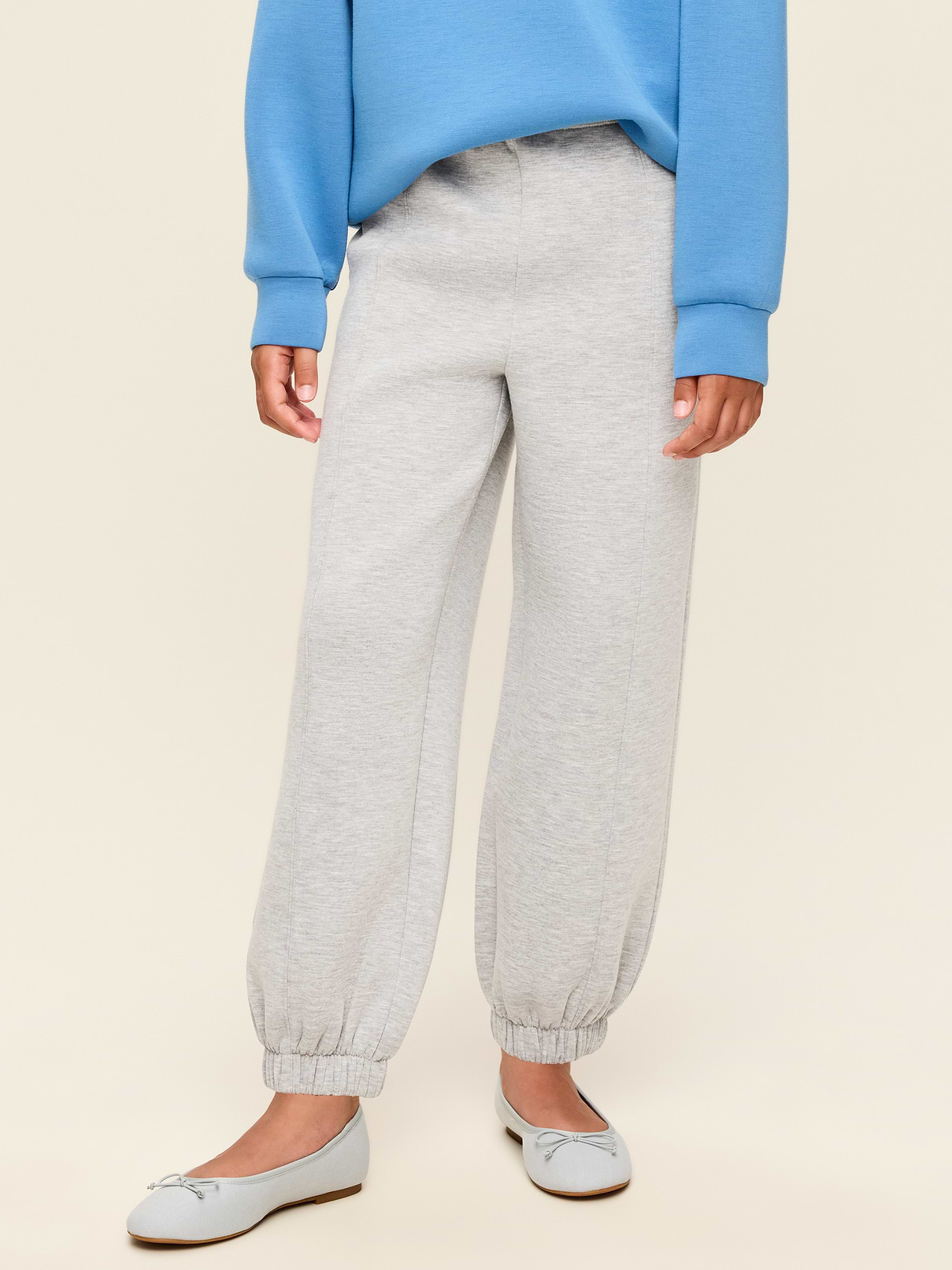 Image number 1 showing, High-Waisted Bounce Fleece Jogger Sweatpants for Girls