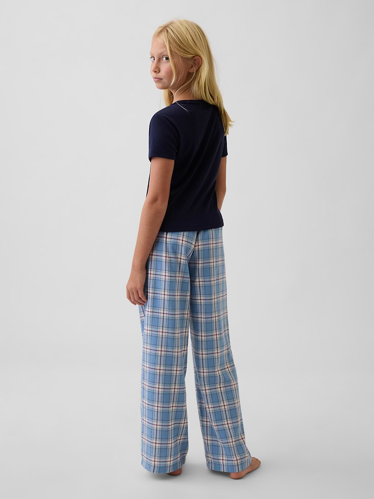 L'image numéro 3 présente T-shirt de pyjama en tricot pointelle de matière recyclée pour Enfant