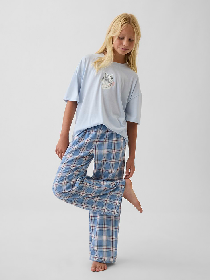 L'image numéro 1 présente Pyjama surdimensionné en matière recyclée pour Enfant