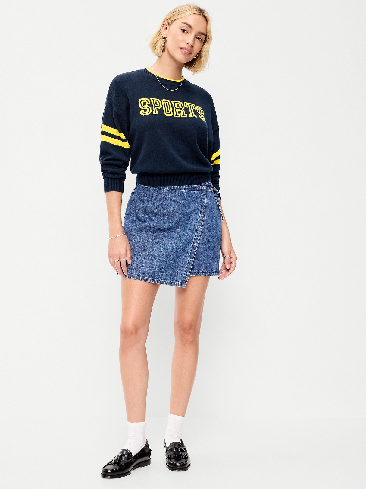 Mini Wrap Skirt | Old Navy