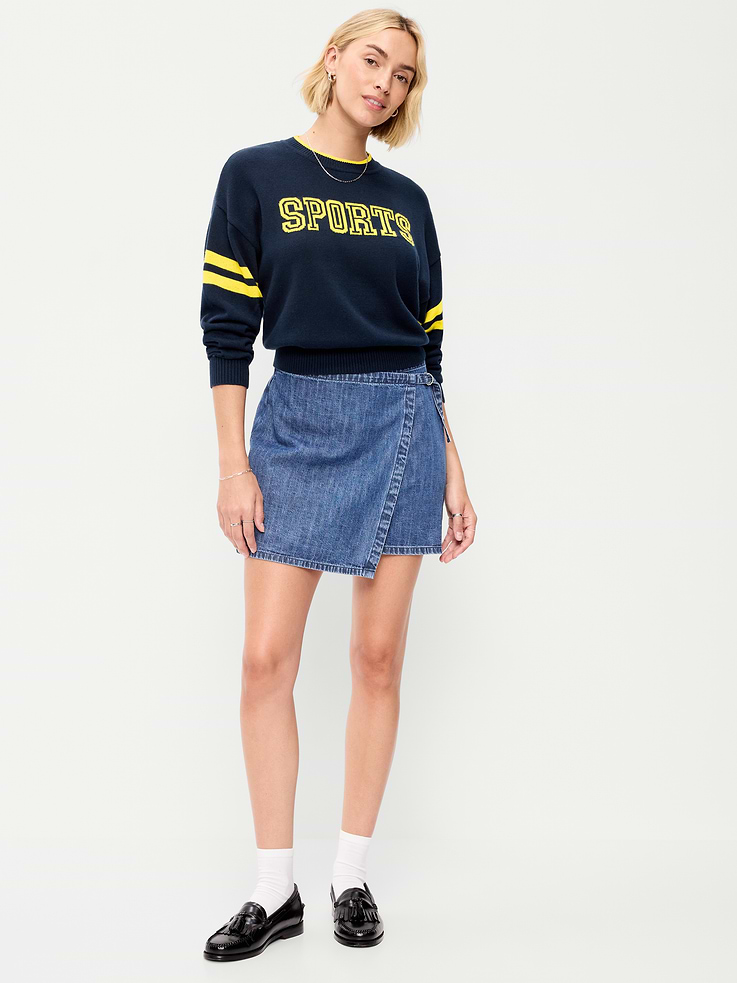 Image number 1 showing, Mini Wrap Skirt