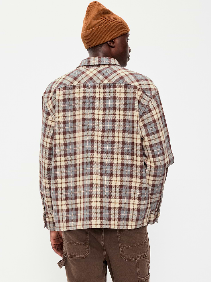 Image number 2 showing, Long-Sleeve Heavyweight Plaid Flannel Pocket Shirt