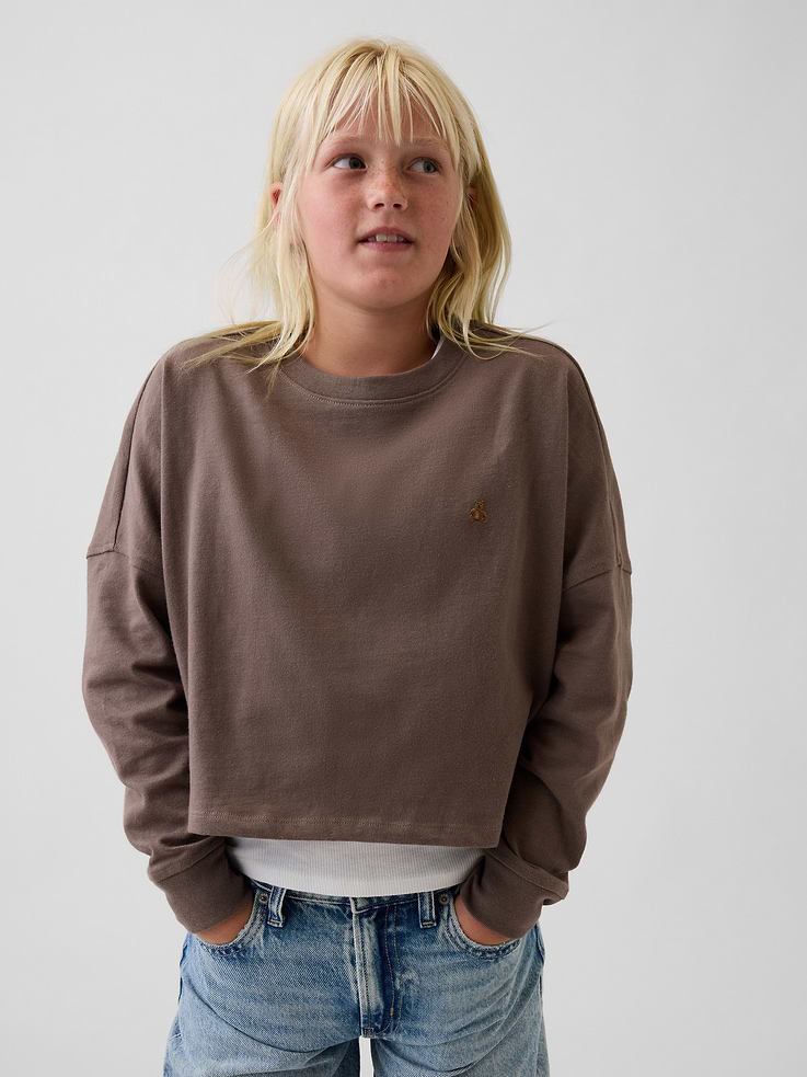 Image number 1 showing, Kids Heavyweight Oversized T-Shirt