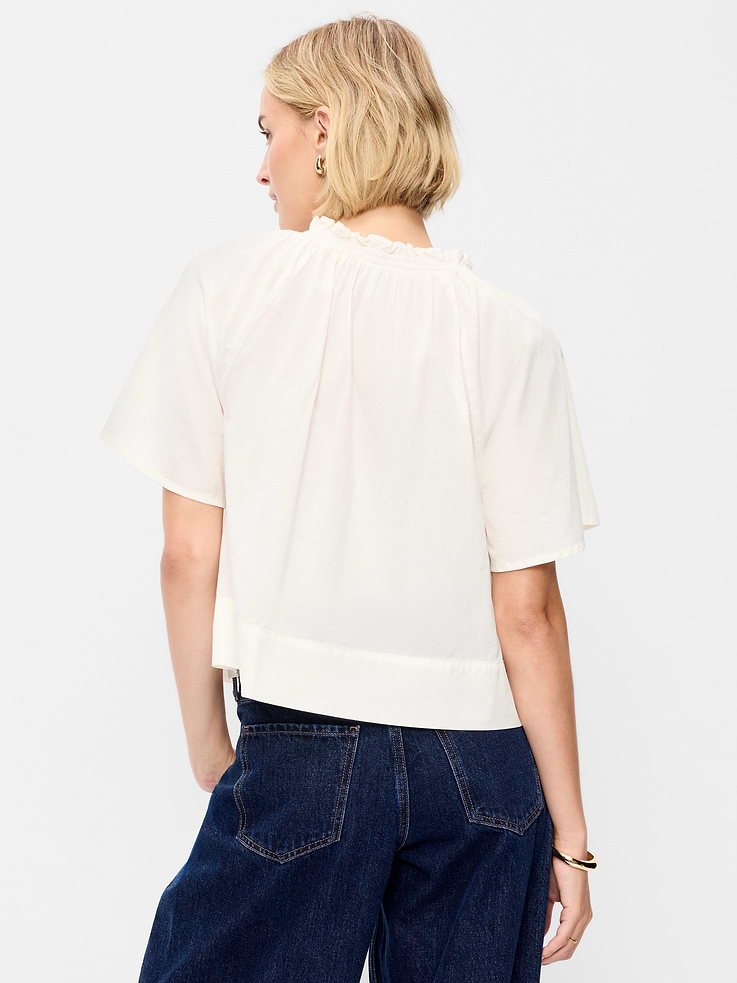 Image number 2 showing, Loose Short-Sleeve Top