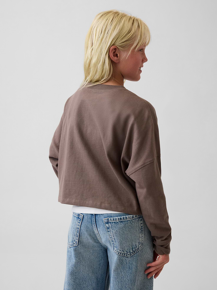 Image number 3 showing, Kids Heavyweight Oversized T-Shirt