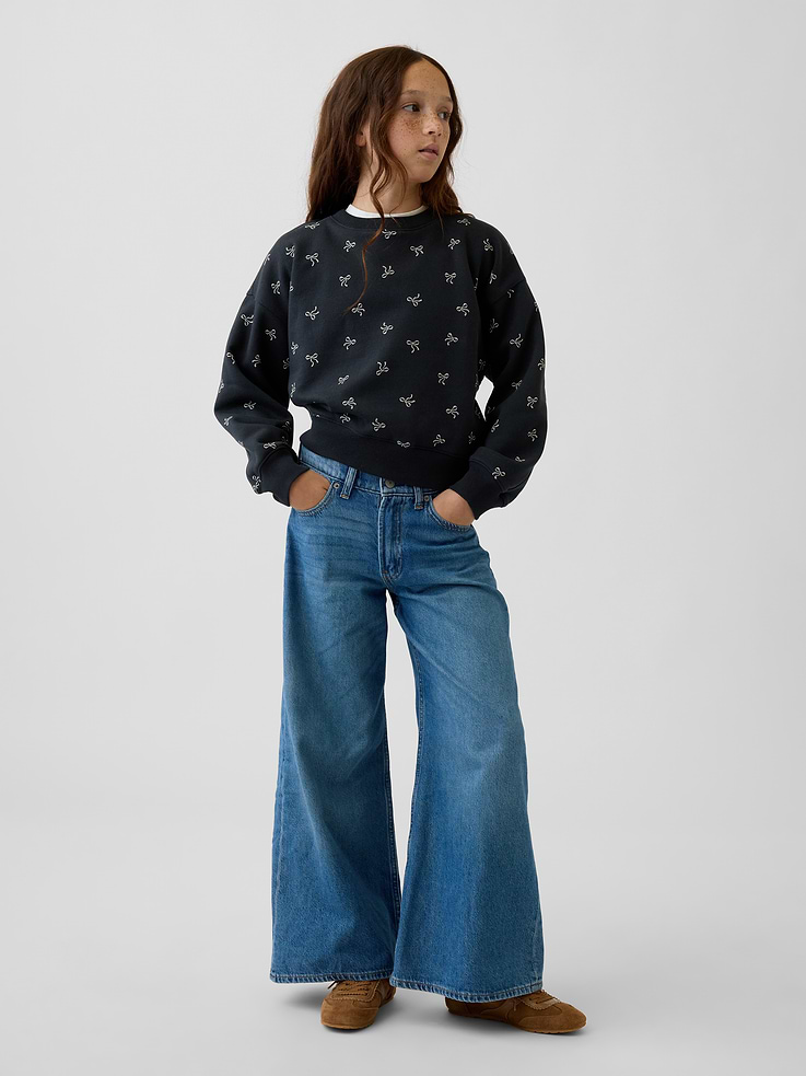 Image number 2 showing, Kids VintageSoft Wedge Sweatshirt