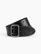 Image number 1 showing, Double-Prong Leather Belt