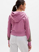 Image number 3 showing, Athleta Girl All Day Colorblock Full Zip Shrunken Hoodie