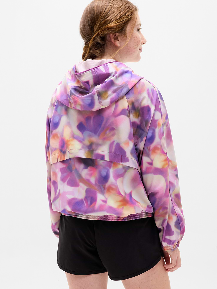 Image number 3 showing, Athleta Girl Run Free Printed Jacket