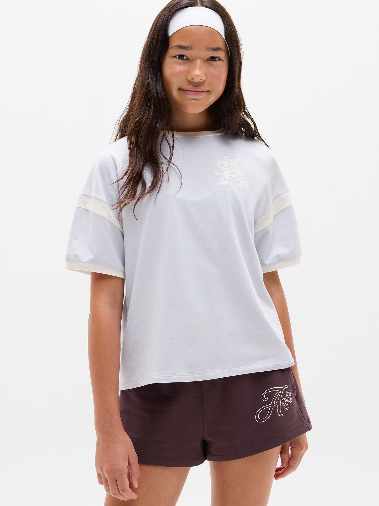 Image number 1 showing, Athleta Girl Right Moves Slouchy Tee