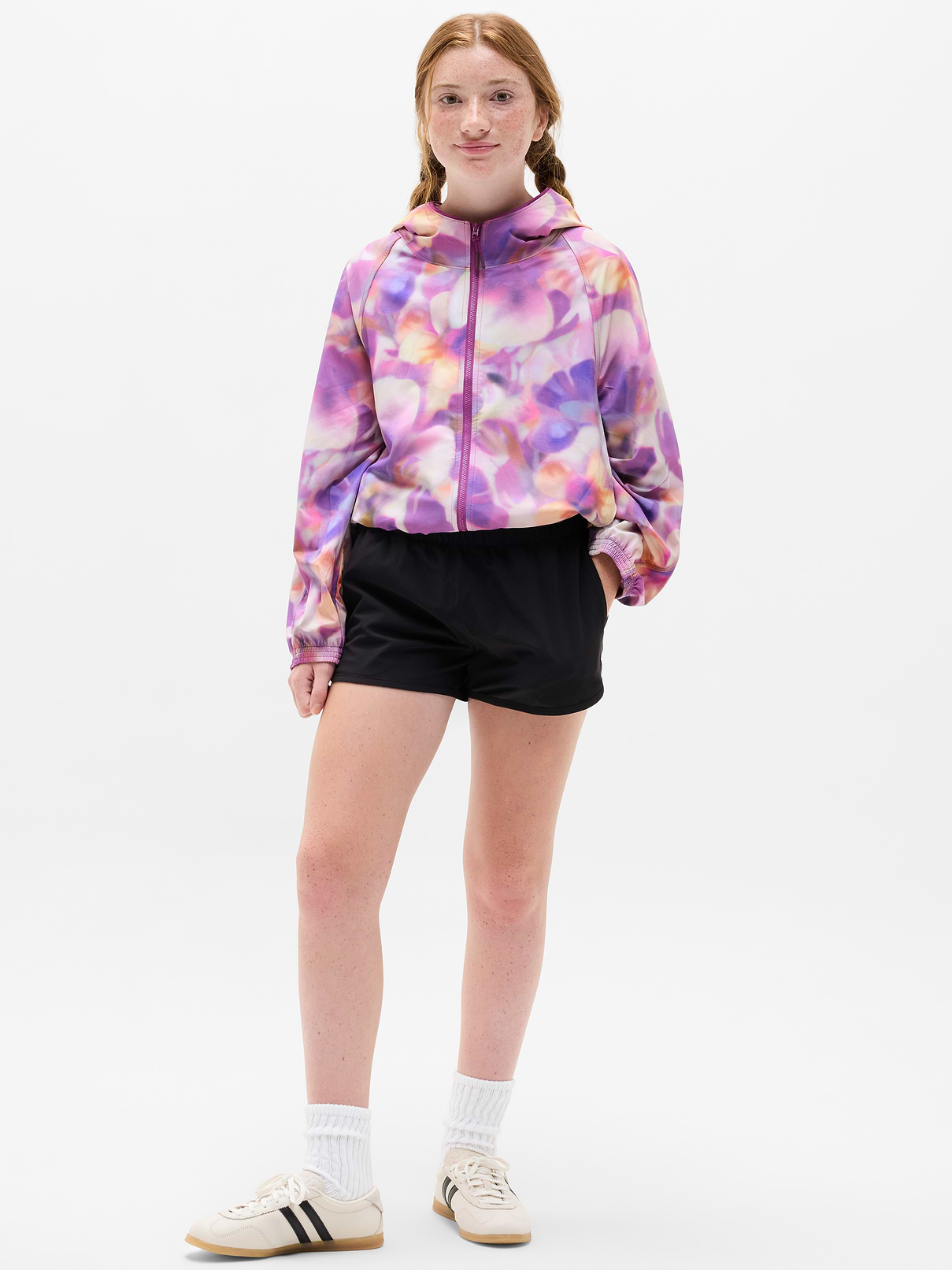 Image number 2 showing, Athleta Girl Run Free Printed Jacket