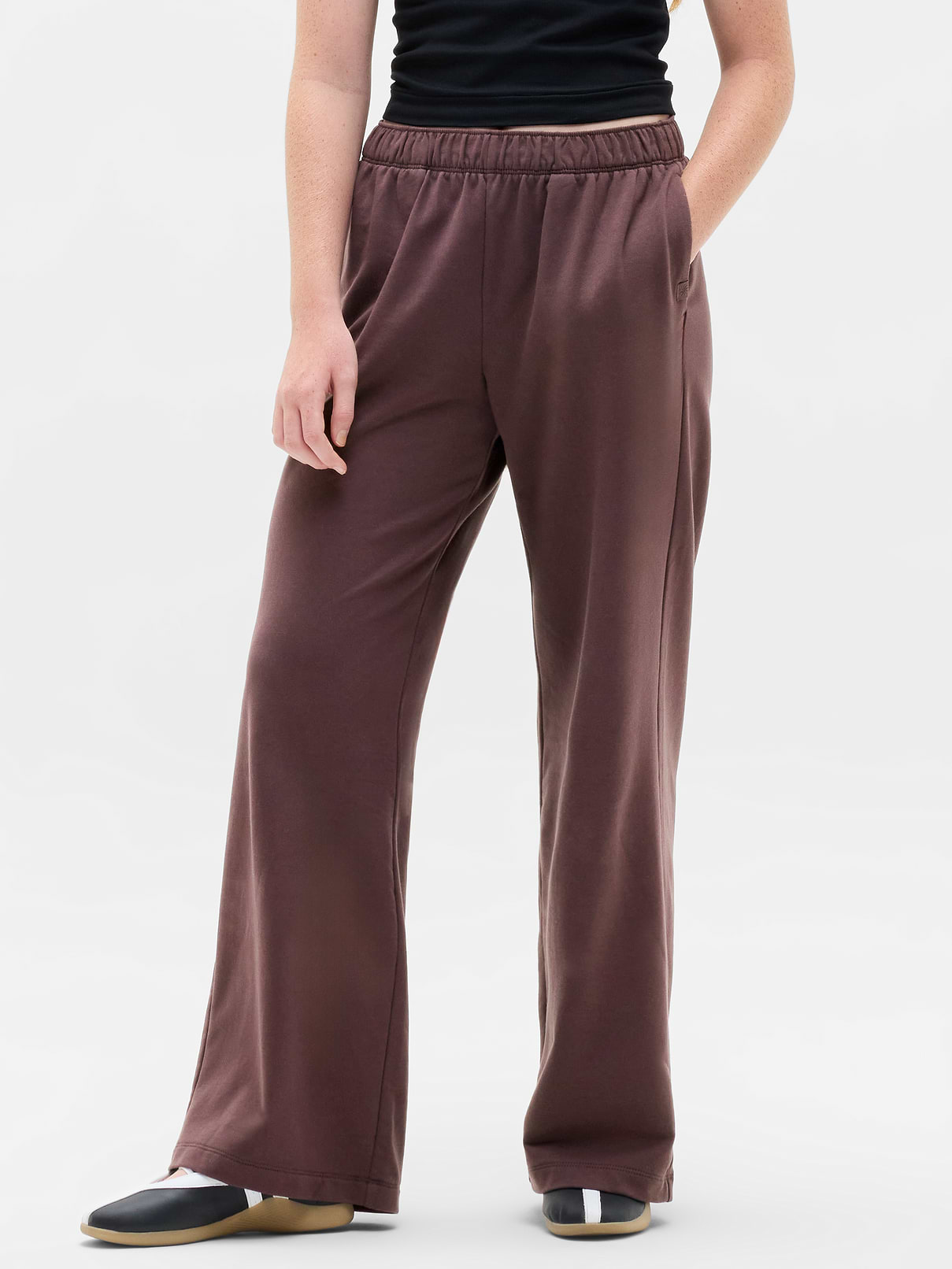 Image number 2 showing, Athleta Girl All Day Wide Leg Terry Pant