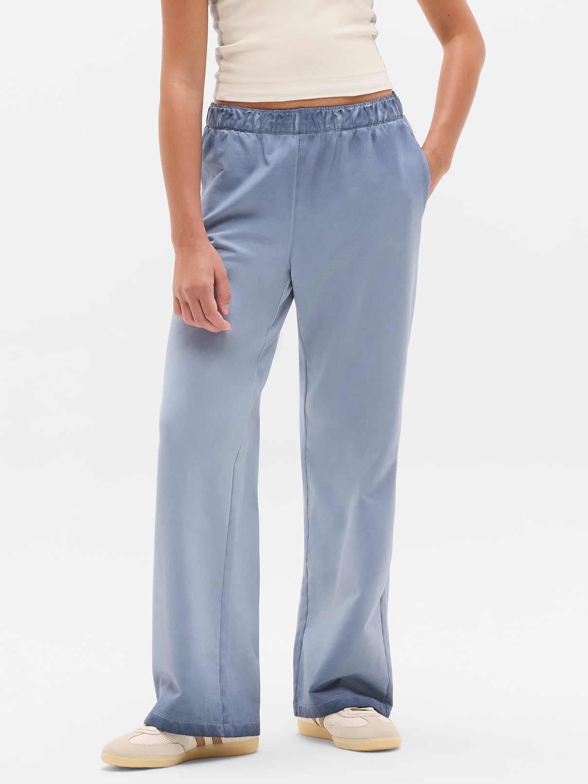 Image number 2 showing, Athleta Girl All Day Wide Leg Terry Pant