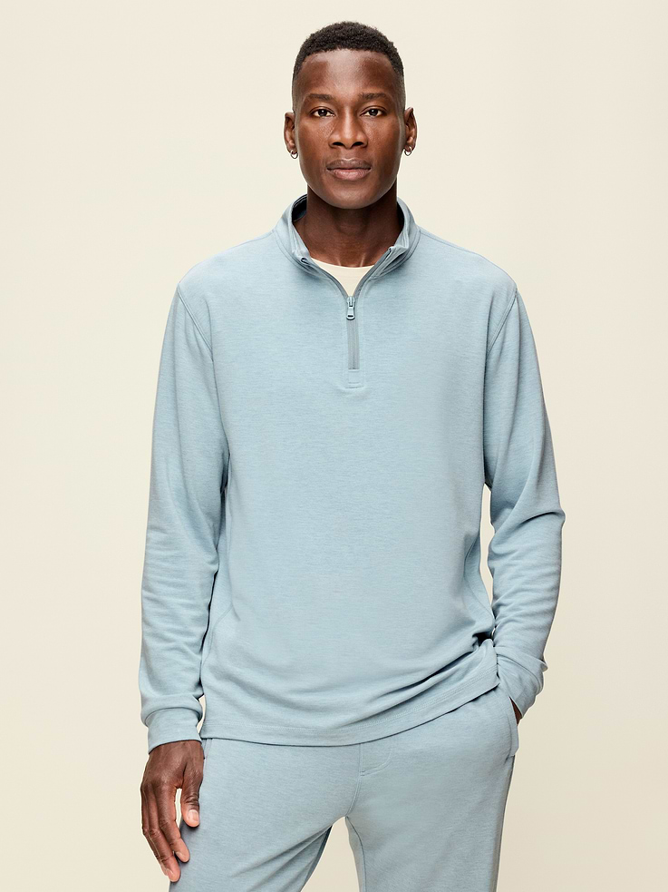 Image number 1 showing, Recharge Knit Quarter-Zip Pullover