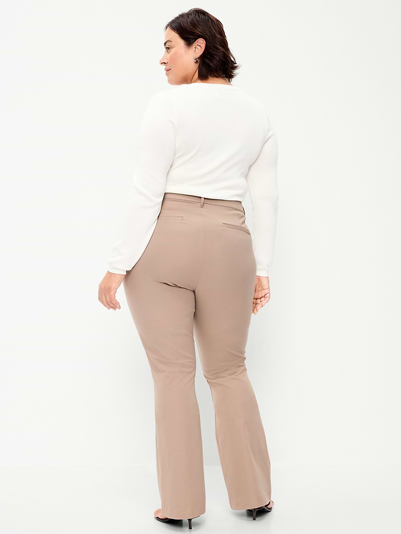 High-Waisted Pixie Flare Pants