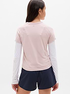 Image number 3 showing, Athleta Girl Power Up Sport Length Tee