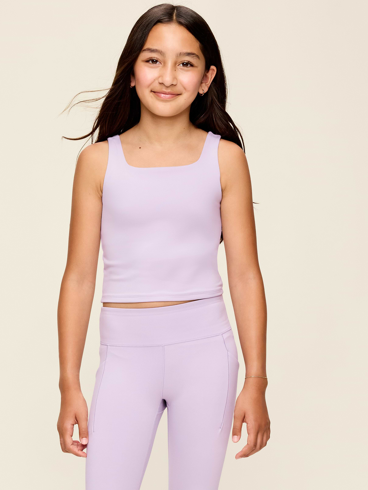 Image number 1 showing, StudioSmooth Longline Sports Bra for Girls