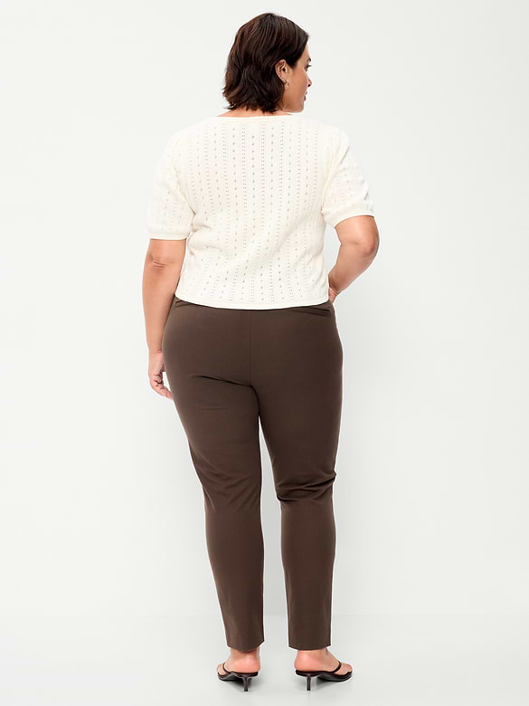 High-Waisted Pixie Skinny Ankle Pants