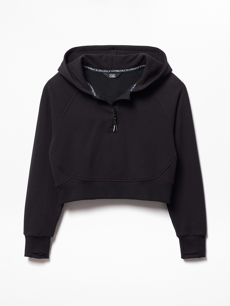 Image number 4 showing, Athleta Girl All Day Half Zip Hoodie