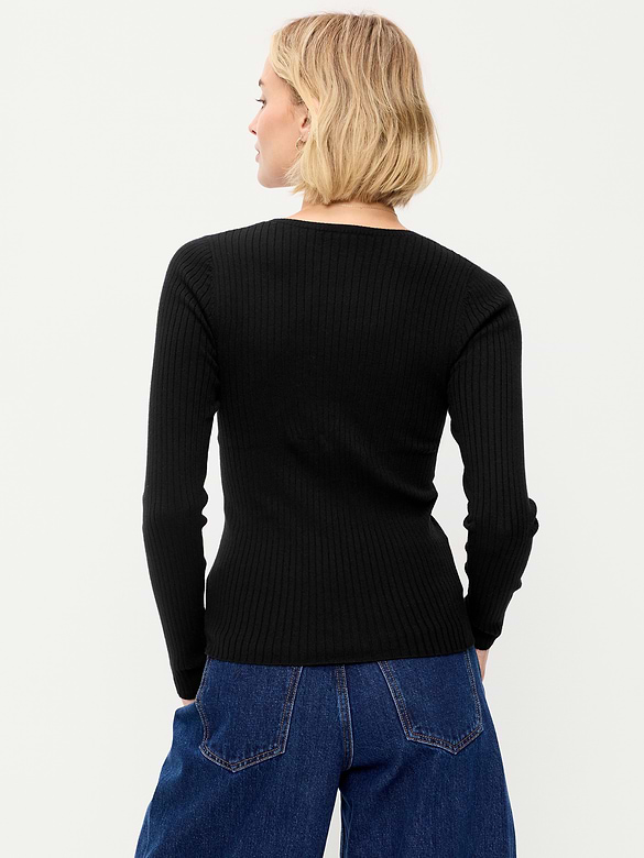 SoSoft Lite Crew-Neck Long-Sleeve Ribbed Top