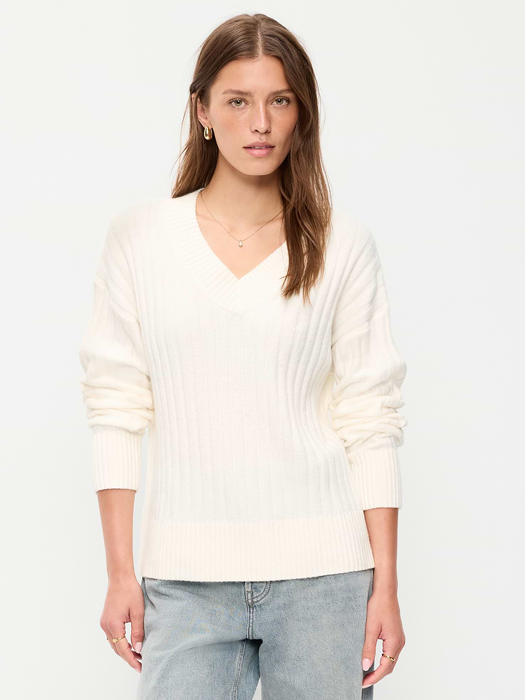 Image number 1 showing, SoSoft V-Neck Sweater