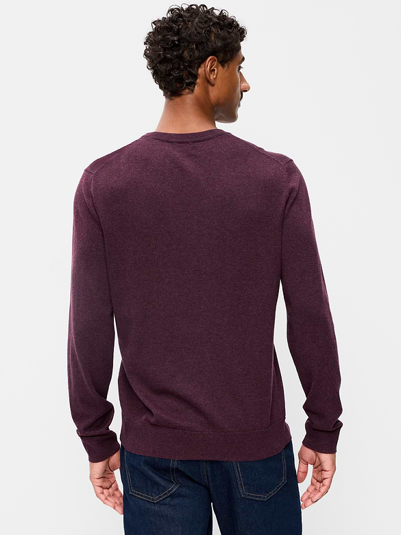 Washed Crew-Neck Sweater