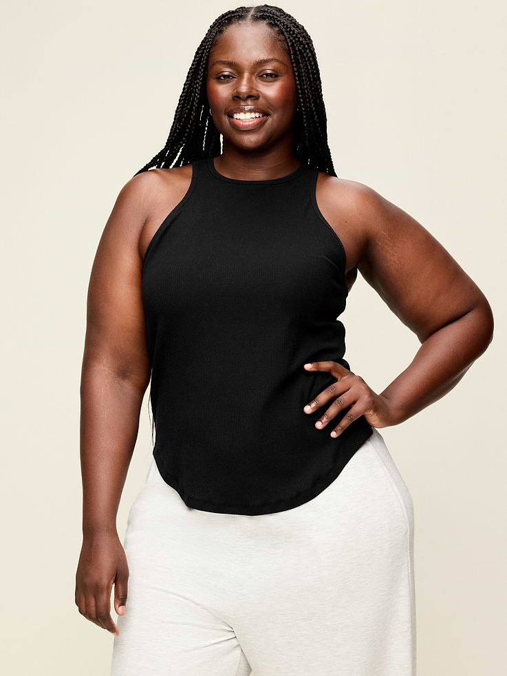 Image number 7 showing, CloudLite High-Neck Racerback Tank Top