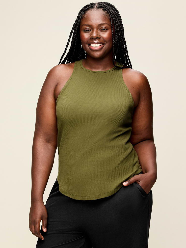 L'image numéro 7 présente Camisole à col montant et à dos nageur NuageLéger