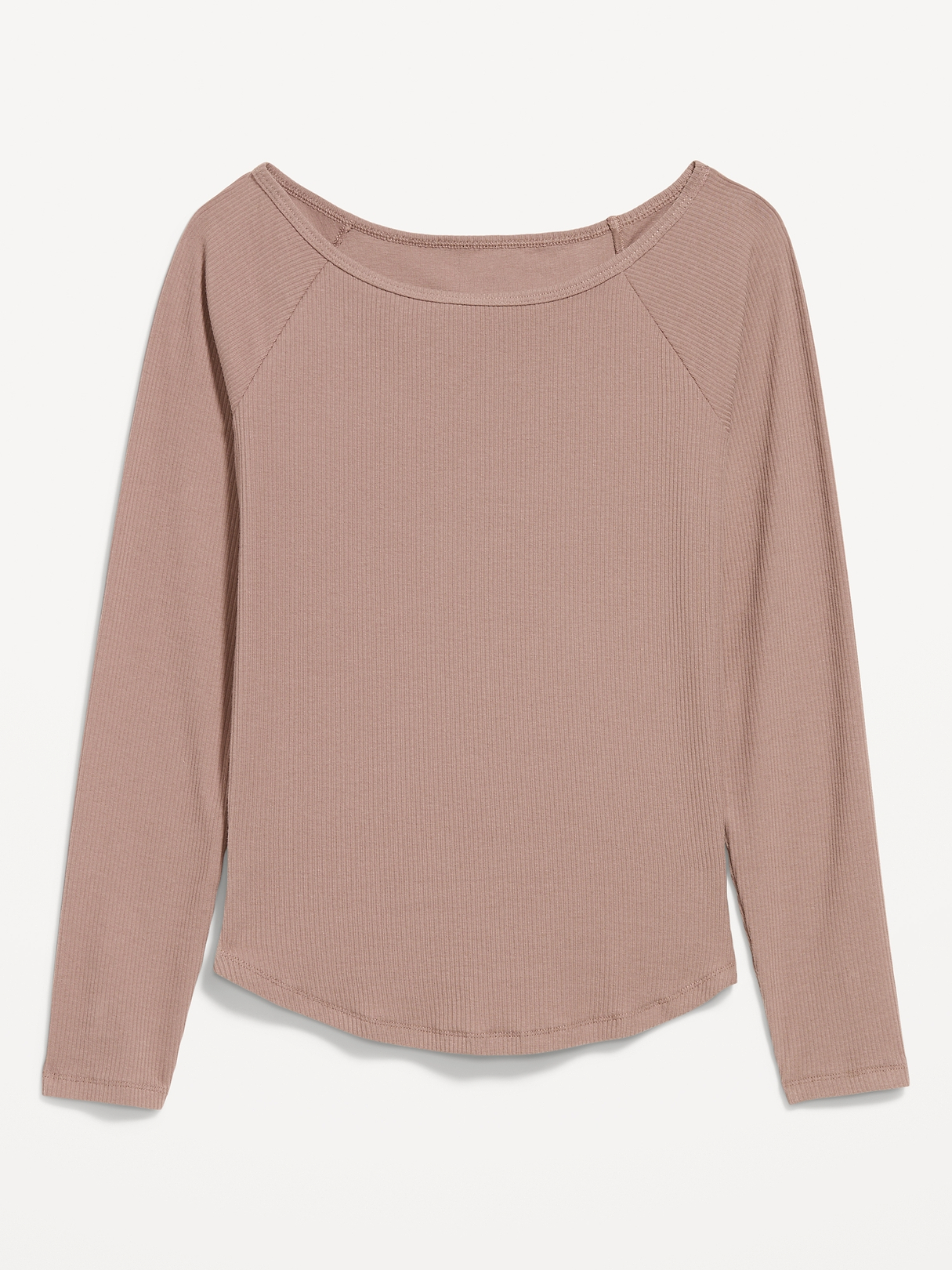 CloudLite Ribbed Long-Sleeve Boatneck Top | Old Navy