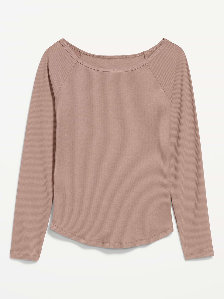 Image number 5 showing, CloudLite Long-Sleeve Boatneck Top