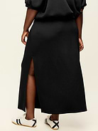 Image number 3 showing, High-Waisted Bounce Fleece Maxi Skirt