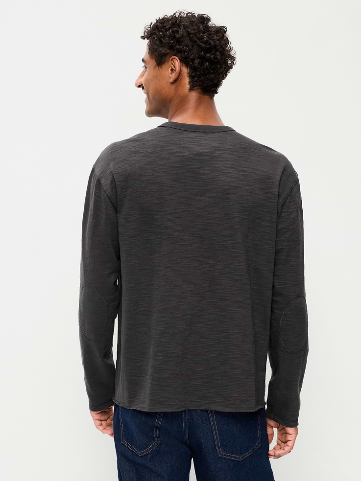 Image number 2 showing, Long-Sleeve Slub Knit T-Shirt