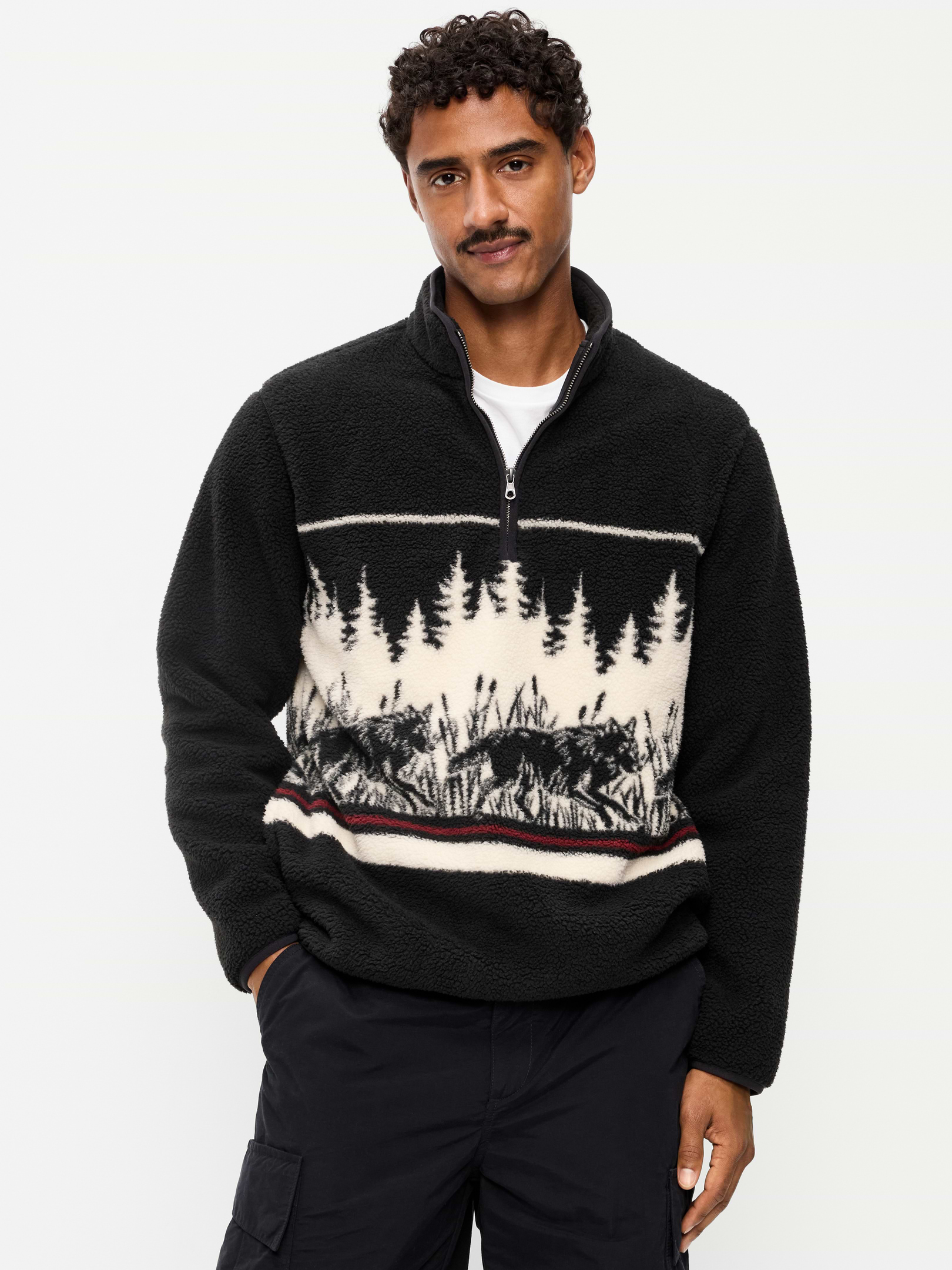 Sherpa Quarter Zip | Old Navy