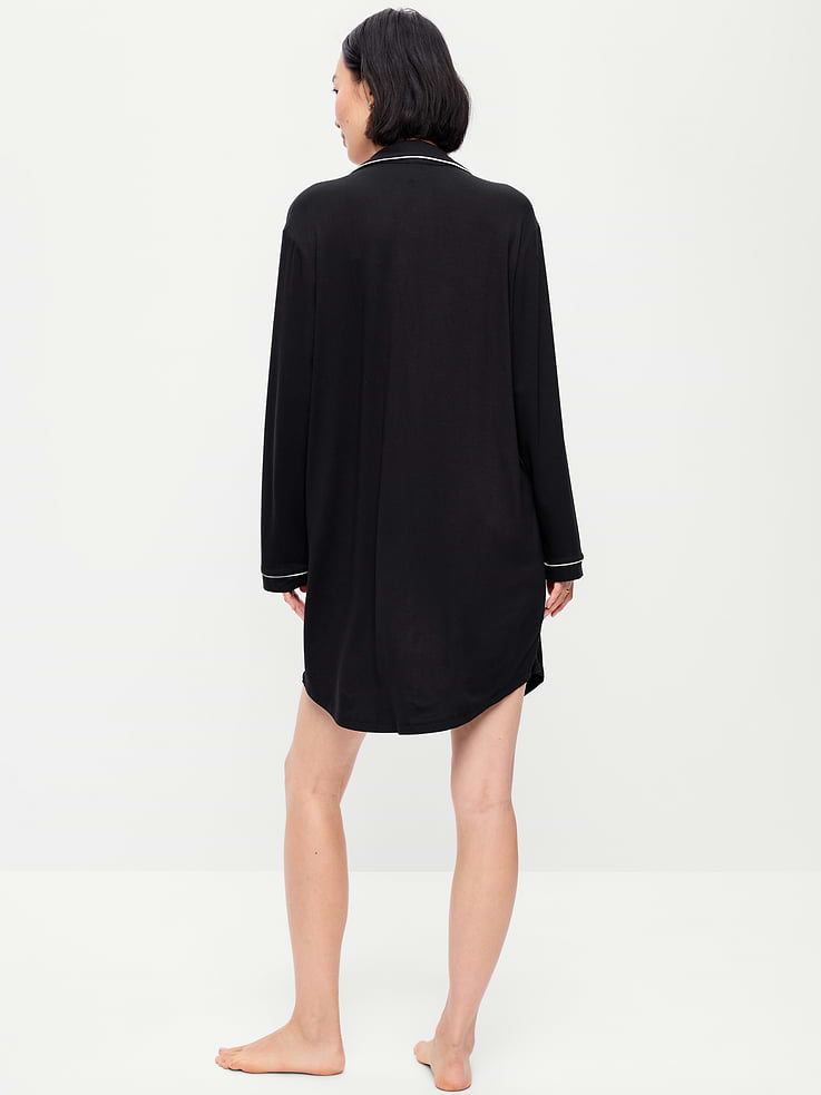 Image number 2 showing, Knit Jersey Sleep Dress