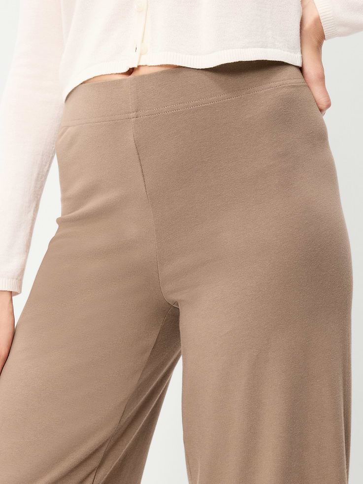Image number 4 showing, High-Waisted Fashion Wide-Leg Cropped Leggings