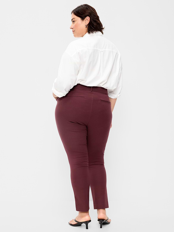 High-Waisted Pixie Skinny Ankle Pants