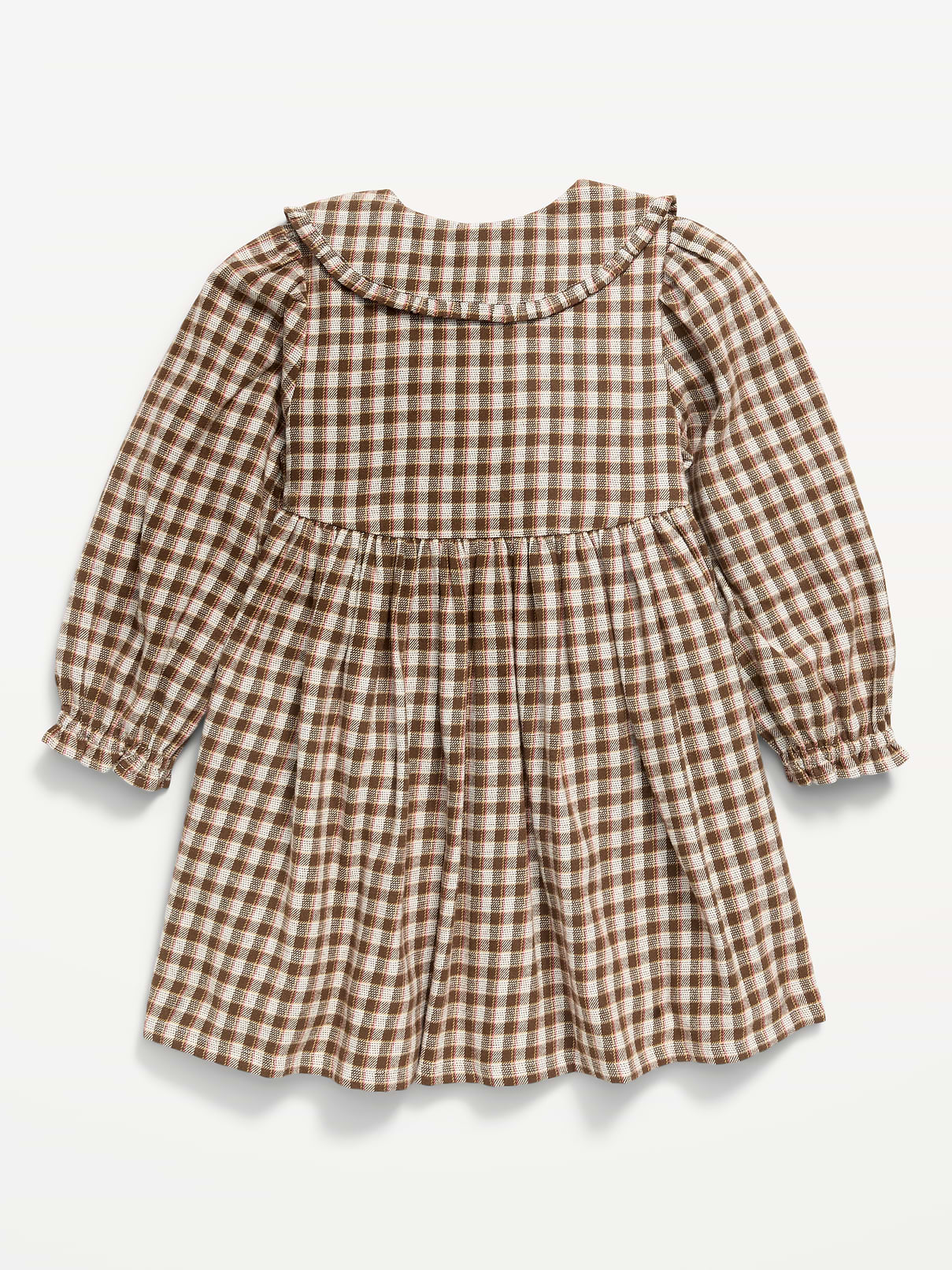 Image number 3 showing, Long-Sleeve Flannel Dress for Toddler Girls