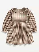 Image number 3 showing, Long-Sleeve Flannel Dress for Toddler Girls