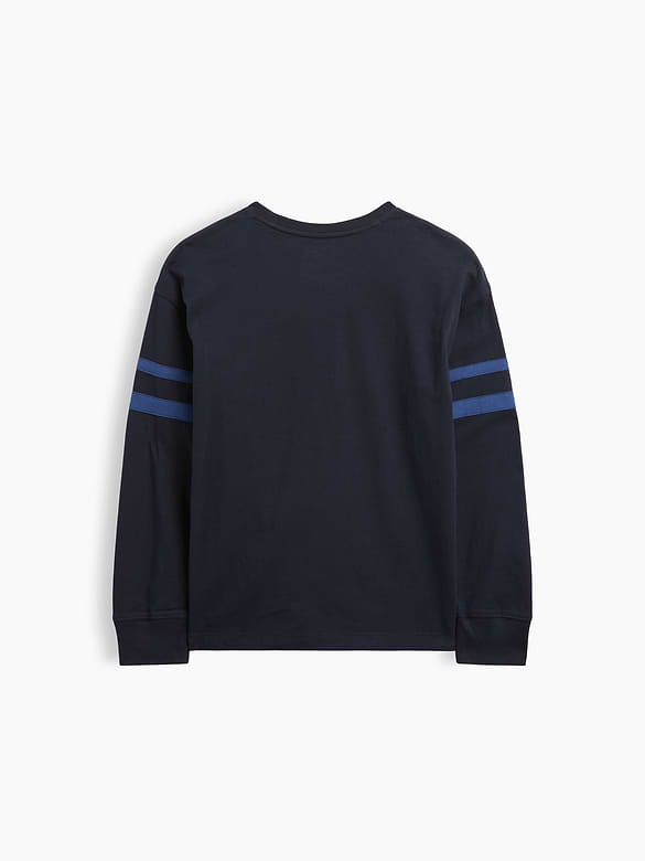 Kids Relaxed Varsity Crewneck T-Shirt
