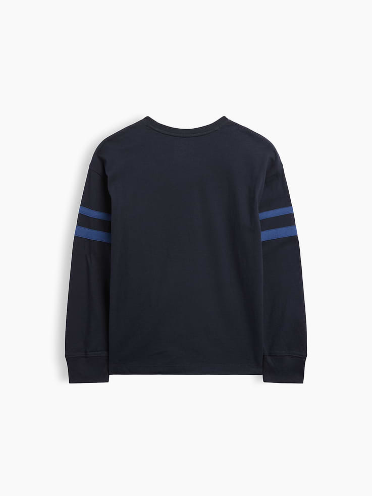 Image number 3 showing, Kids Relaxed Varsity Crewneck T-Shirt