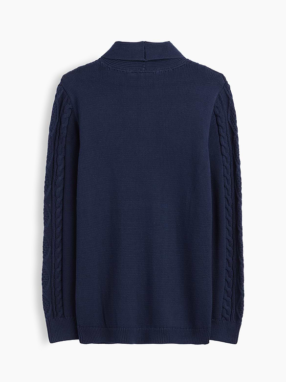 Kids Relaxed Cable-Knit Cardigan