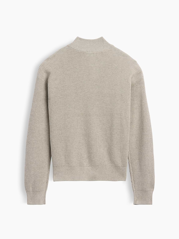 Kids Relaxed Quarter-Zip Sweater