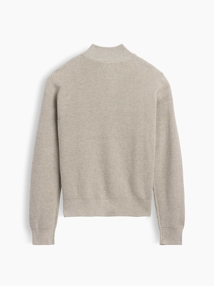 Image number 3 showing, Kids Relaxed Quarter-Zip Sweater