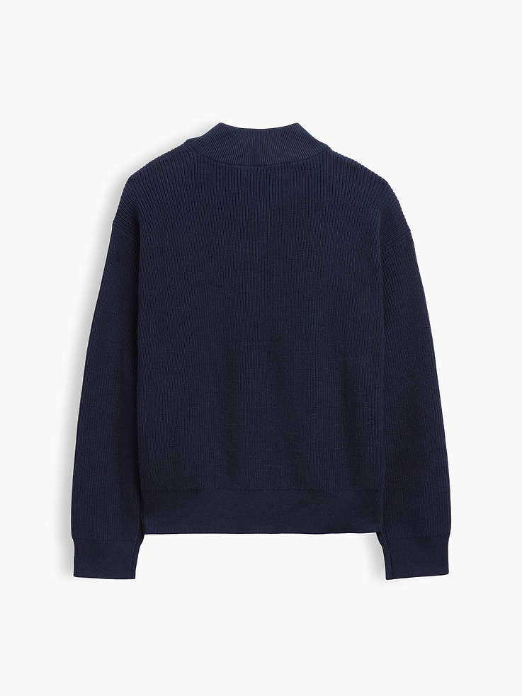 Image number 3 showing, Kids Relaxed Quarter-Zip Sweater